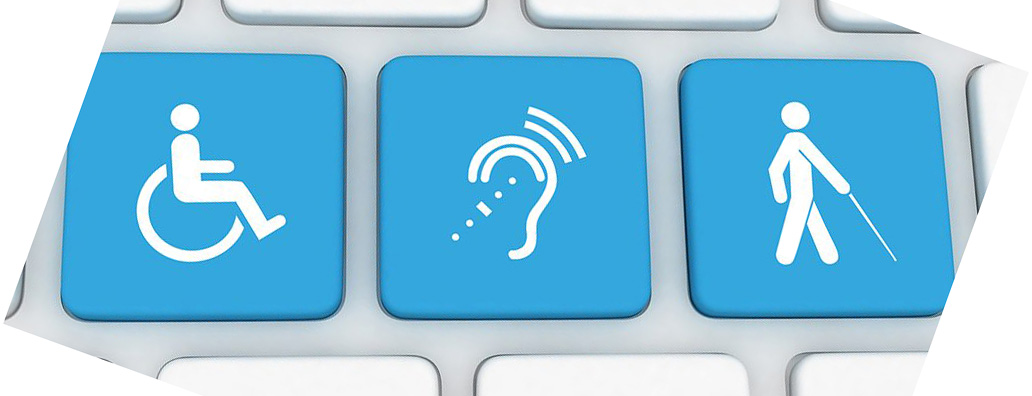 Teclas e recursos de acessibilidade digital.