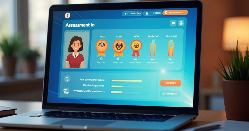 Imagem ilustrativa de um dashboard em plataforma gamificada.